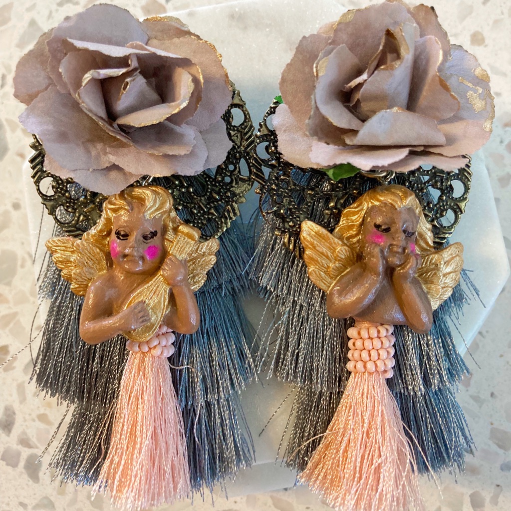 Statement Cherub Earrings